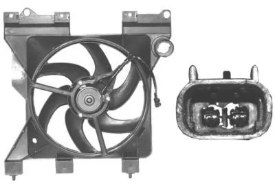 Ventilator, hlajenje motorja VAN WEZEL 0956746