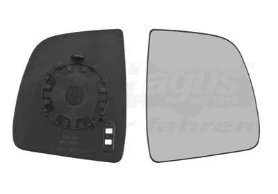 Mirror Glass, exterior mirror VAN WEZEL 1638832
