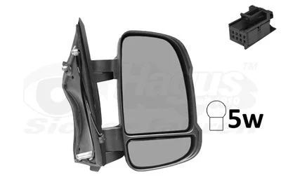 Exterior Mirror VAN WEZEL 1651802