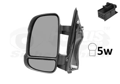 Exterior Mirror VAN WEZEL 1651807