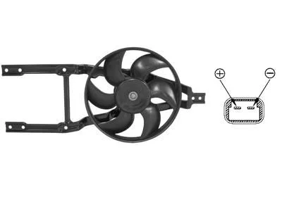 Ventilator, hlajenje motorja VAN WEZEL 1758746