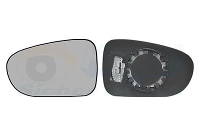 Mirror Glass, exterior mirror VAN WEZEL 1867837