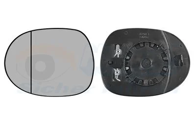 Mirror Glass, exterior mirror VAN WEZEL 2580837