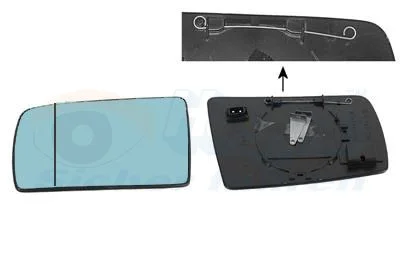 Mirror Glass, exterior mirror VAN WEZEL 3031833