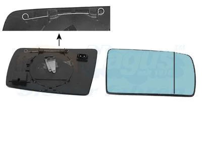 Mirror Glass, exterior mirror VAN WEZEL 3031834