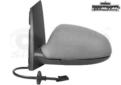 Exterior Mirror VAN WEZEL 3749807