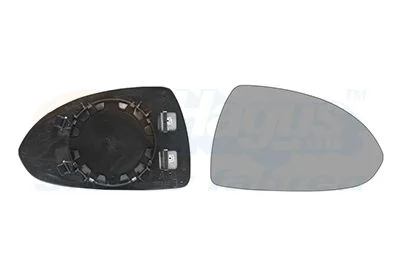 Mirror Glass, exterior mirror VAN WEZEL 3750838