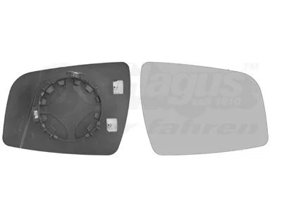 Mirror Glass, exterior mirror VAN WEZEL 3796838