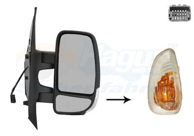 Zunanje ogledalo VAN WEZEL 3799802