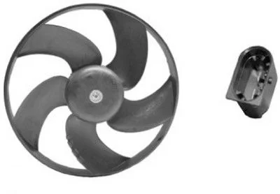 Fan, engine cooling VAN WEZEL 4028745