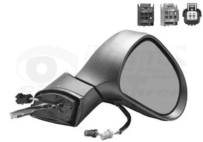 Exterior Mirror VAN WEZEL 4029808