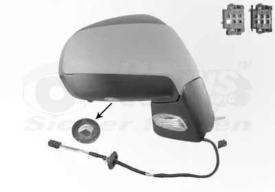 Exterior Mirror VAN WEZEL 4076818