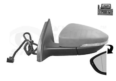 Exterior Mirror VAN WEZEL 5740807