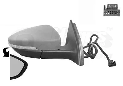 Exterior Mirror VAN WEZEL 5740808