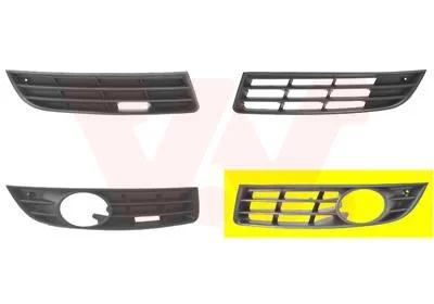 Ventilation Grille, bumper VAN WEZEL 5839593
