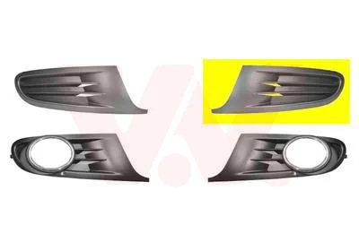 Ventilation Grille, bumper VAN WEZEL 5863591
