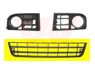 Ventilation Grille, bumper VAN WEZEL 5894599