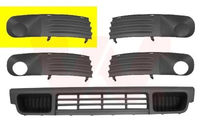 Ventilation Grille, bumper VAN WEZEL 5896592