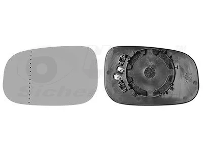 Mirror Glass, exterior mirror VAN WEZEL 5947837