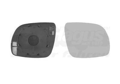 Mirror Glass, exterior mirror VAN WEZEL 7625832