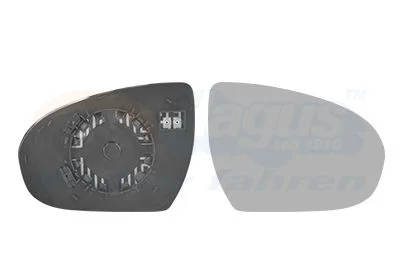 Mirror Glass, exterior mirror VAN WEZEL 8264838