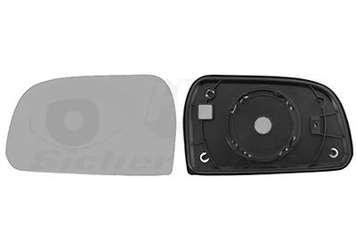 Mirror Glass, exterior mirror VAN WEZEL 8267831