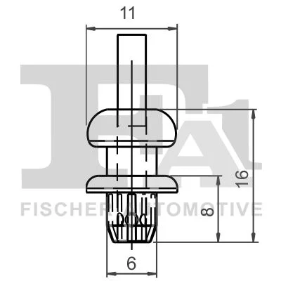 Sponka, okrasni/zaščitni trak FA1 21-20013.25