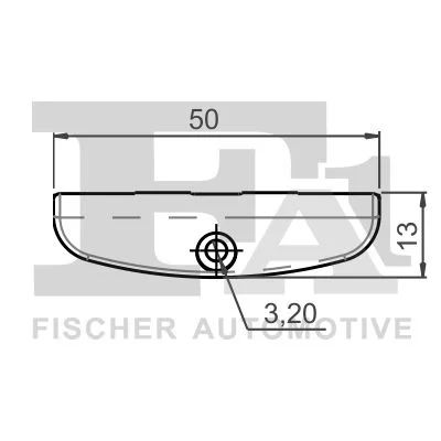 Sponka, okrasni/zaščitni trak FA1 22-40038.5