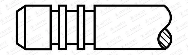 Intake Valve GOETZE ENGINE 90-261128-00