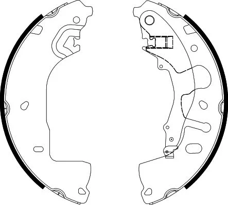 Brake Shoe Set TEXTAR 91088600