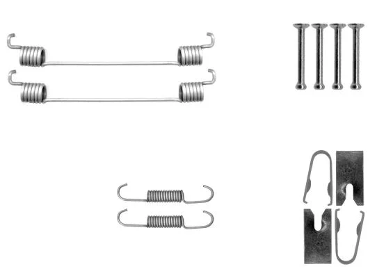 Accessory Kit, brake shoes TEXTAR 97048600