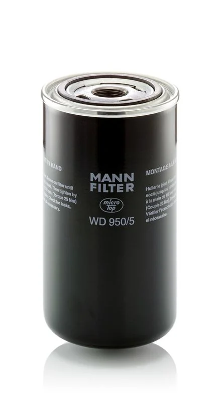 Filter, delovna hidravlika MANN-FILTER WD 950/5