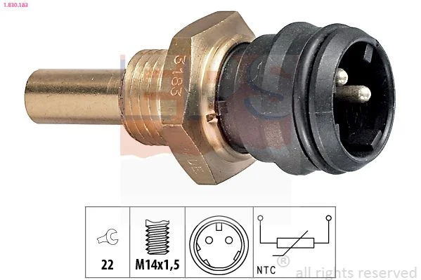 Sensor, coolant temperature EPS 1.830.183