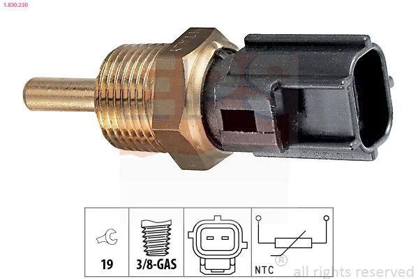 Sensor, coolant temperature EPS 1.830.230