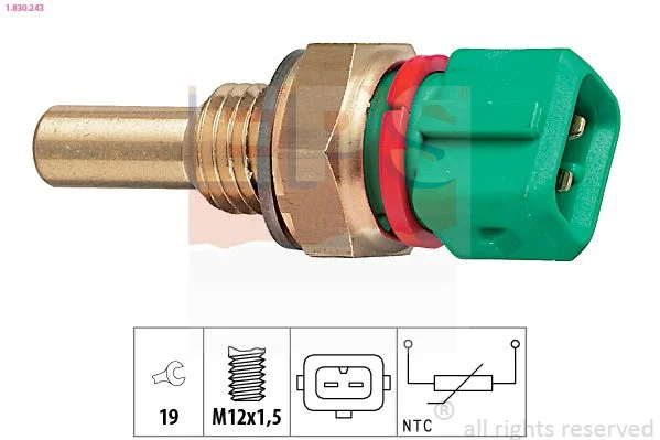Sensor, coolant temperature EPS 1.830.243