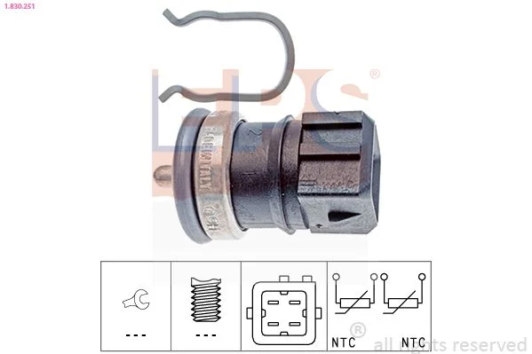Sensor, coolant temperature EPS 1.830.251