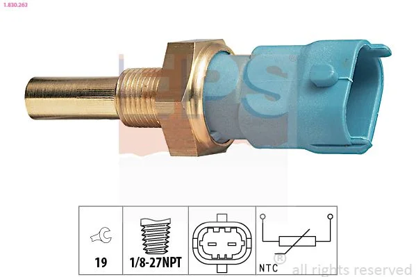 Sensor, coolant temperature EPS 1.830.263