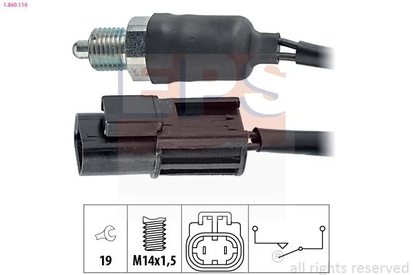 Switch, reverse light EPS 1.860.116