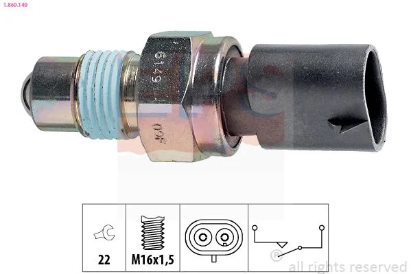 Switch, reverse light EPS 1.860.149