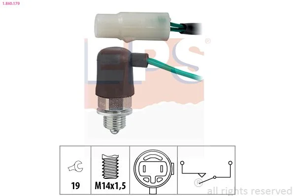 Switch, reverse light EPS 1.860.179