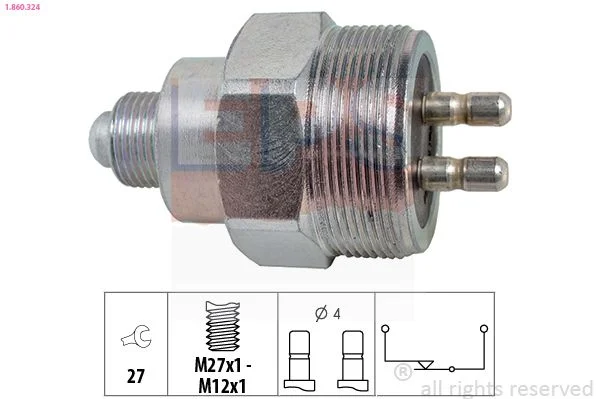 Switch, reverse light EPS 1.860.324