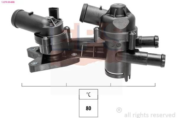Thermostat, coolant EPS 1.879.954KK