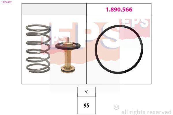 Thermostat, coolant EPS 1.879.957