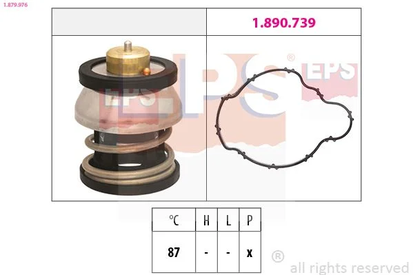 Thermostat, coolant EPS 1.879.976