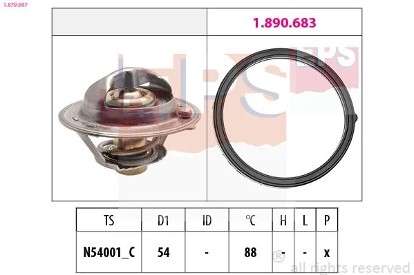 Thermostat, coolant EPS 1.879.997