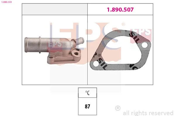 Thermostat, coolant EPS 1.880.159
