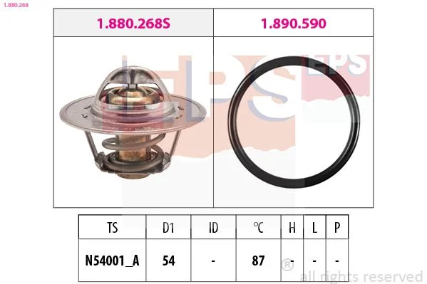 Thermostat, coolant EPS 1.880.268