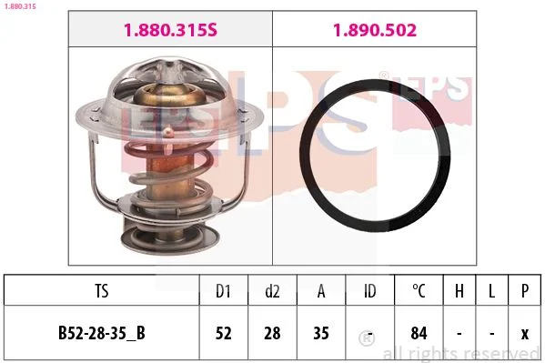 Termostat, hladilna tekočina EPS 1.880.315