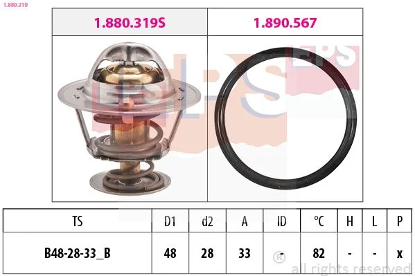 Termostat, hladilna tekočina EPS 1.880.319
