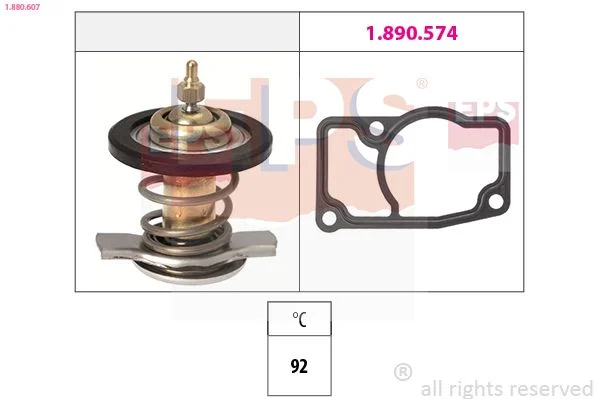 Thermostat, coolant EPS 1.880.607